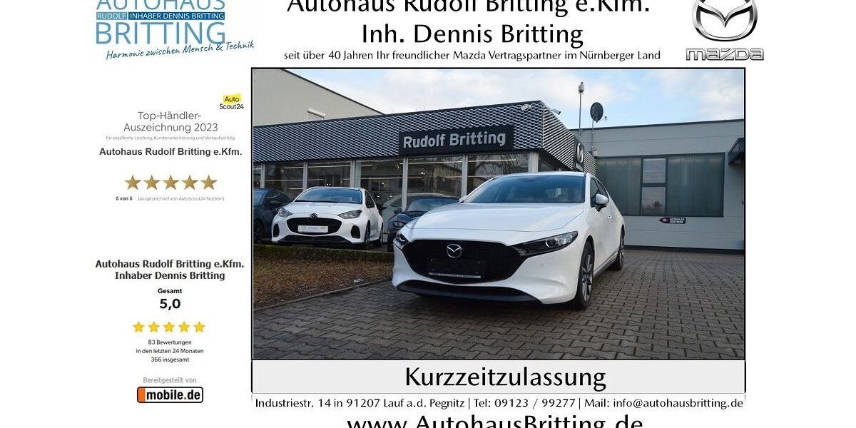 Mazda 3 6.000 km 24.990 &euro; Lauf 91207