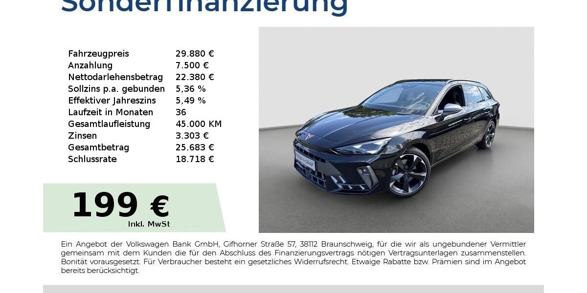 Cupra Leon 28.790 km 29.880 &euro; Cadolzburg 90556