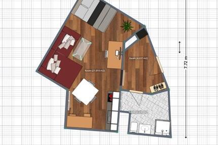 Wohnung Nürnberg Gleißhammer - 1 Zimmer, 31 m&sup2;, 600&euro; | Angebot:26517638