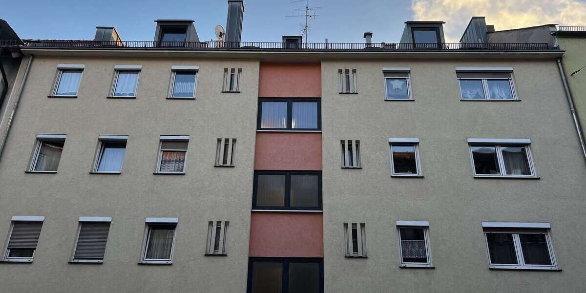 Etagenwohnung Nürnberg Kleinweidenmühle - 2 Zimmer, 47 m&sup2;, 124.500&euro; | Angebot:26931824