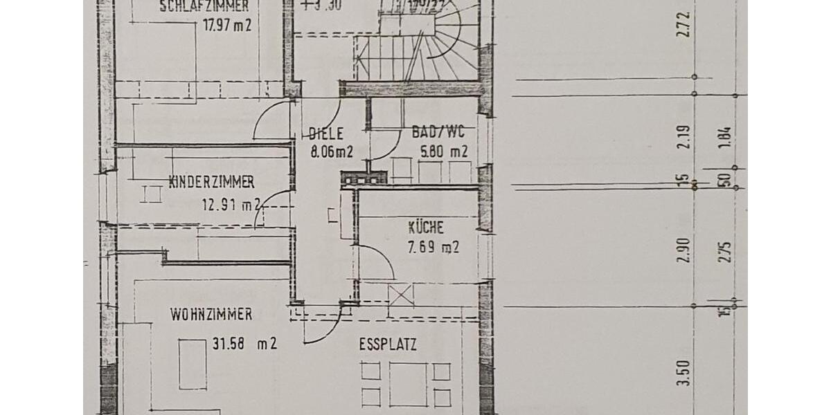 Etagenwohnung Herzogenaurach - 3 Zimmer, 86 m&sup2;, 1.000&euro; | Angebot:25301837