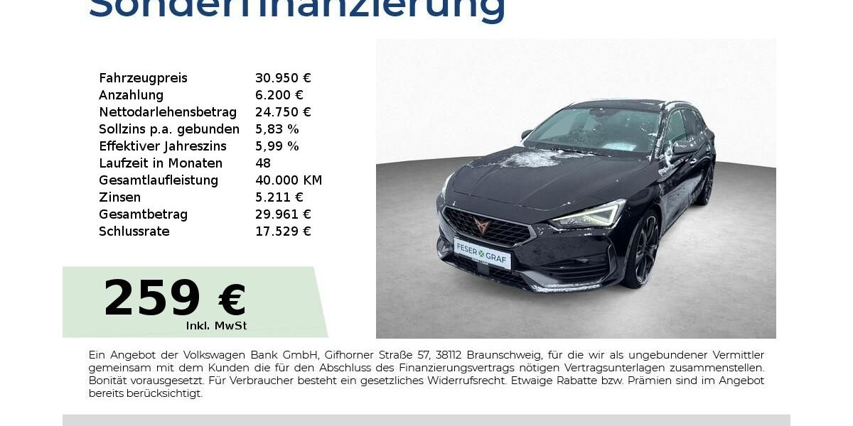 Cupra Leon 16.700 km 30.950 &euro; Schwabach 91126