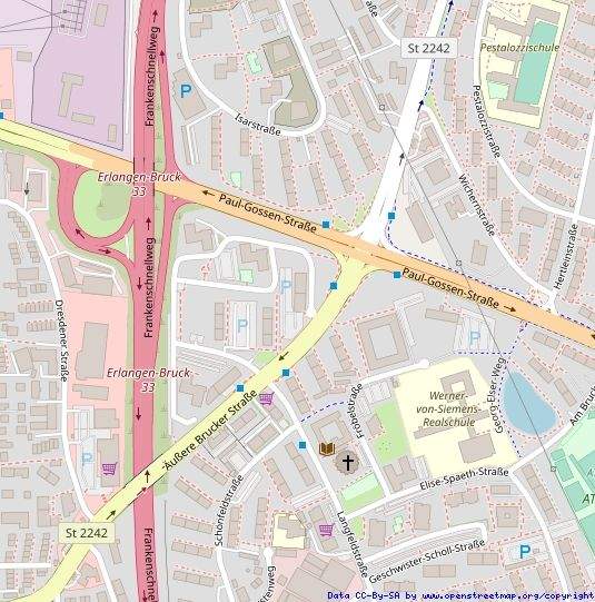 Etagenwohnung Erlangen Bruck - 3 Zimmer, 79 m&sup2;, 299.000&euro; | Angebot:25667634