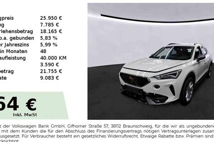 Cupra Formentor 21.550 km 25.740 &euro; Nürnberg 90431