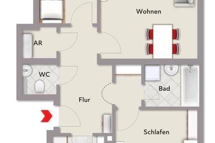 Wohnung Nürnberg Rabus - 3 Zimmer, 72 m&sup2;, 950&euro; | Angebot:25941770