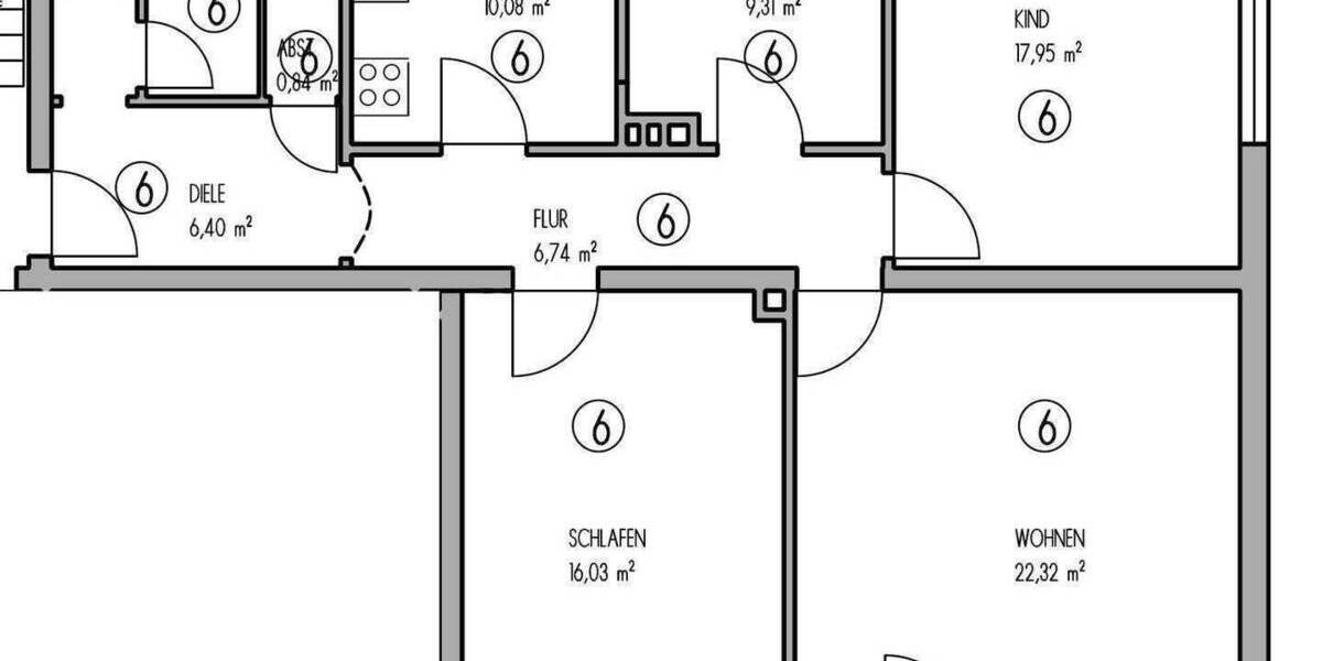 Etagenwohnung Nürnberg Katzwang - 4 Zimmer, 279.000&euro; | Angebot:26657479