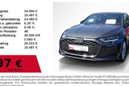 Audi A3 8.683 km 34.990 &euro; Lauf an der Pegnitz 91207