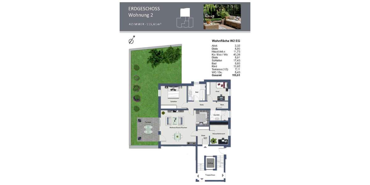 Etagenwohnung Nürnberg St Jobst - 4 Zimmer, 115 m&sup2;, 750.000&euro; | Angebot:25727757