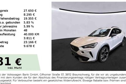 Cupra Formentor 31.250 km 27.440 &euro; Nürnberg 90431