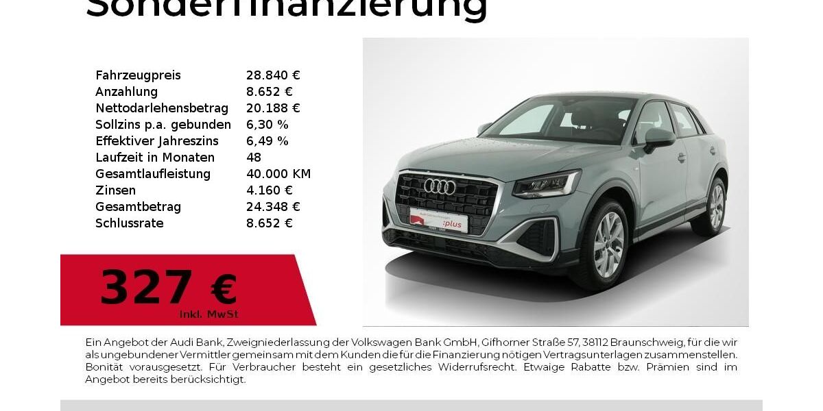 Audi Q2 19.900 km 28.840 &euro; Nürnberg 90411