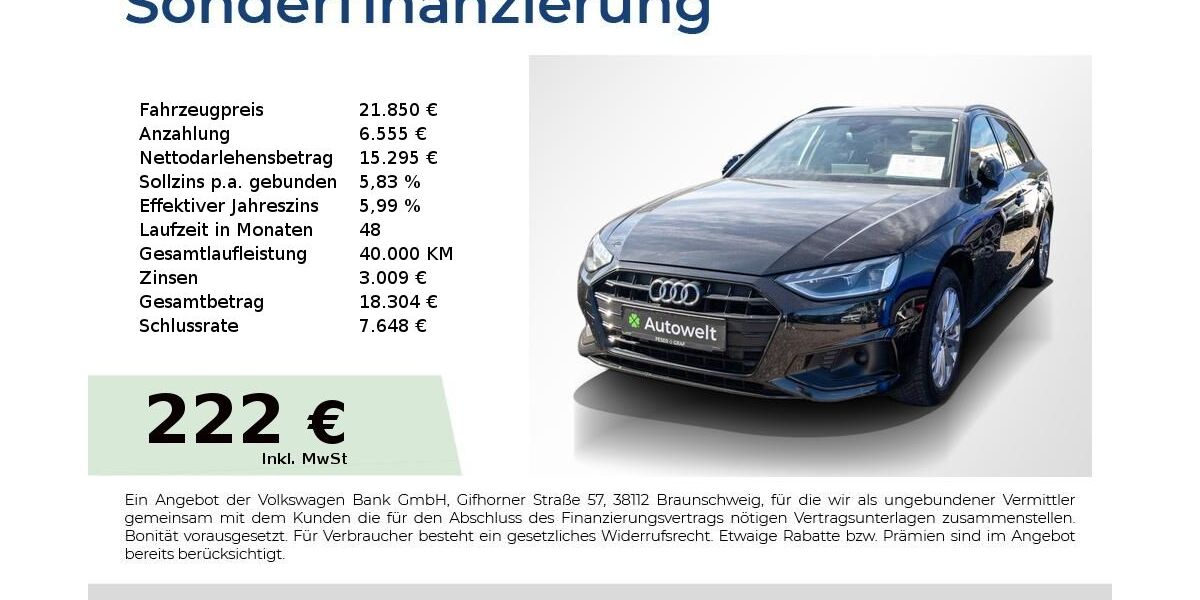 Audi A4 143.250 km 21.850 &euro; Nürnberg 90431