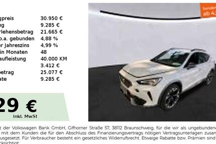 Cupra Formentor 17.950 km 30.950 &euro; Nürnberg 90441