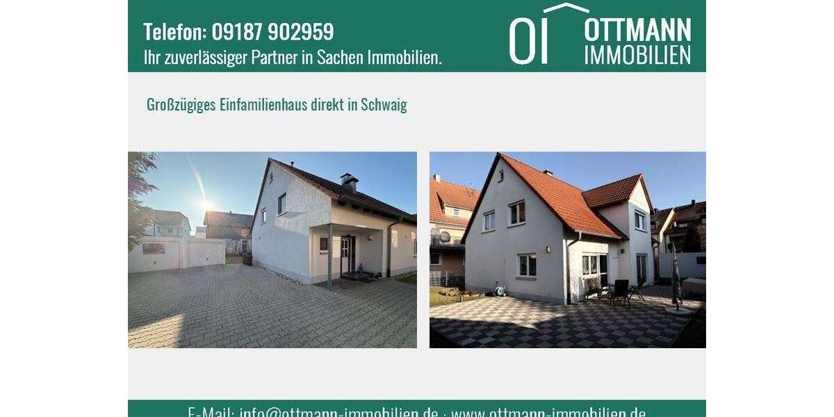 Einfamilienhaus Schwaig b. Nürnberg - 6 Zimmer, 160 m&sup2;, 869.000&euro; | Angebot:25138136