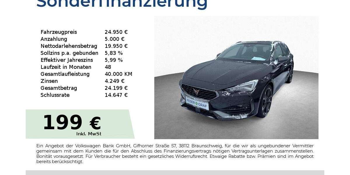 Cupra Leon 65.000 km 24.950 &euro; Schwabach 91126