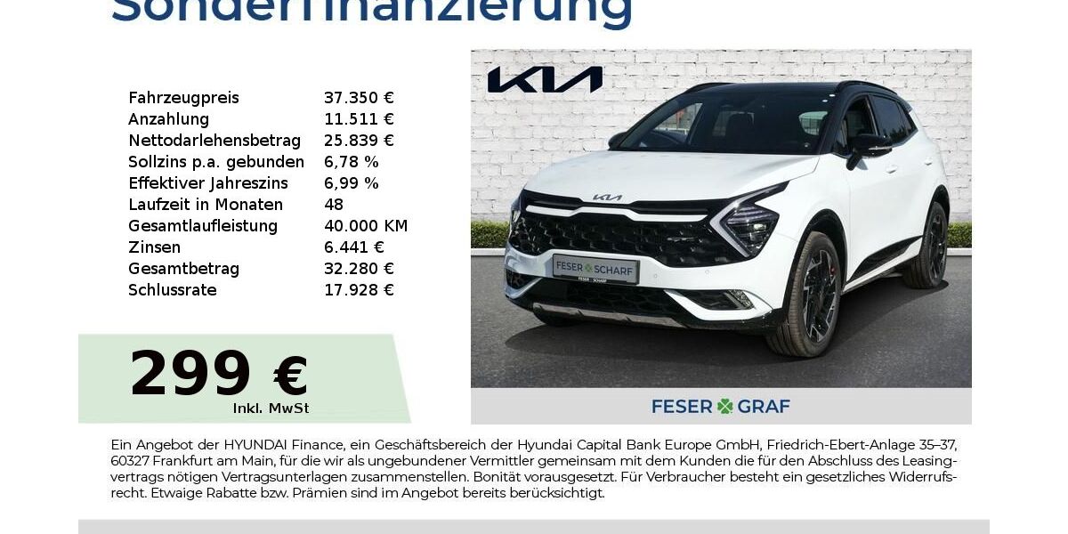 Kia Sportage 12.283 km 34.850 &euro; Schwabach 91126