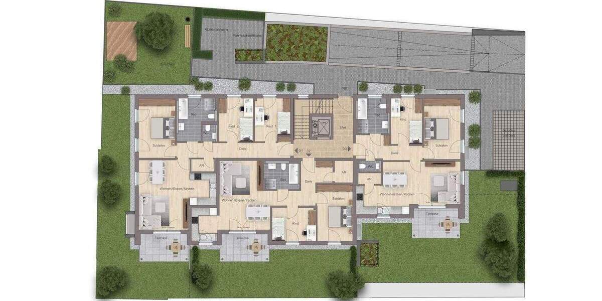 Etagenwohnung Roth - 3 Zimmer, 105 m&sup2;, 543.400&euro; | Angebot:25928640