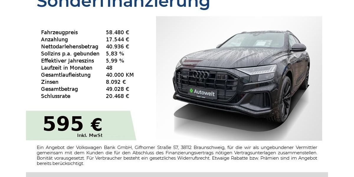 Audi Q8 146.350 km 57.880 &euro; Nürnberg 90431