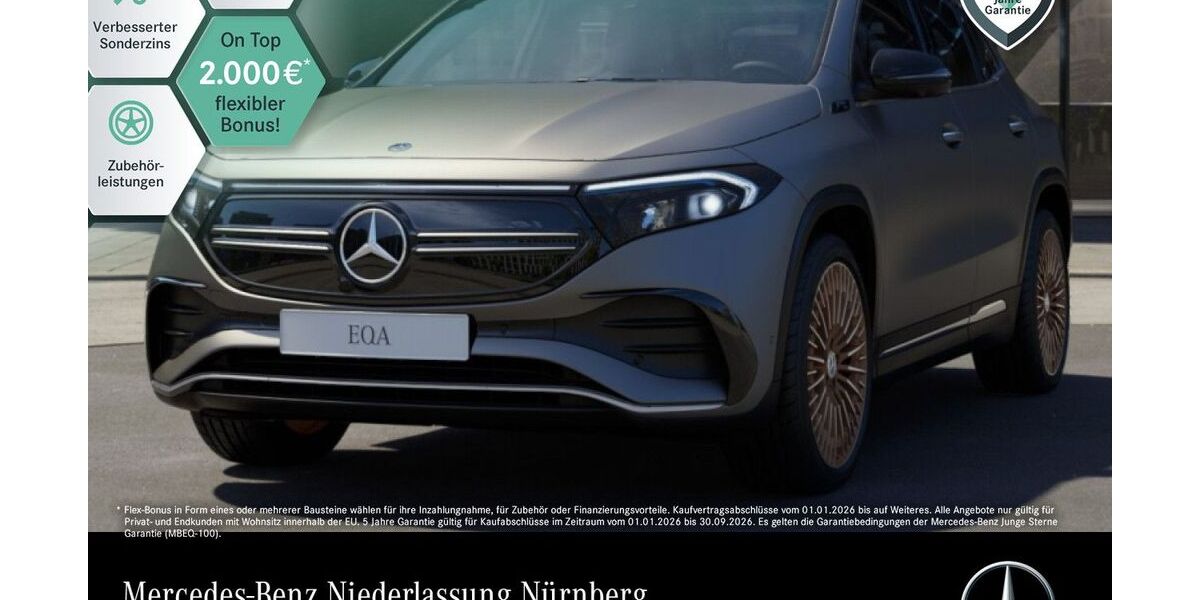 Mercedes-Benz EQA 36.138 km 32.490 &euro; Nürnberg 90429