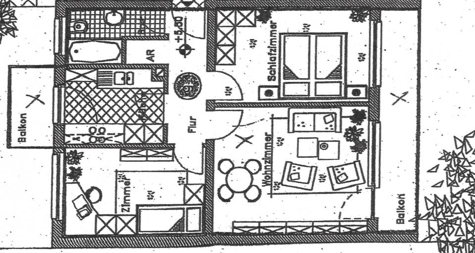Etagenwohnung Nürnberg Herrnhütte - 3 Zimmer, 67 m&sup2;, 260.000&euro; | Angebot:27294635