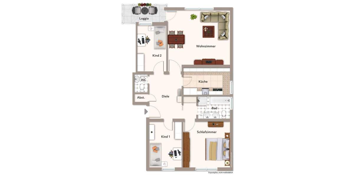 Etagenwohnung Erlangen Sieglitzhof - 4 Zimmer, 94 m&sup2;, 328.000&euro; | Angebot:25927304