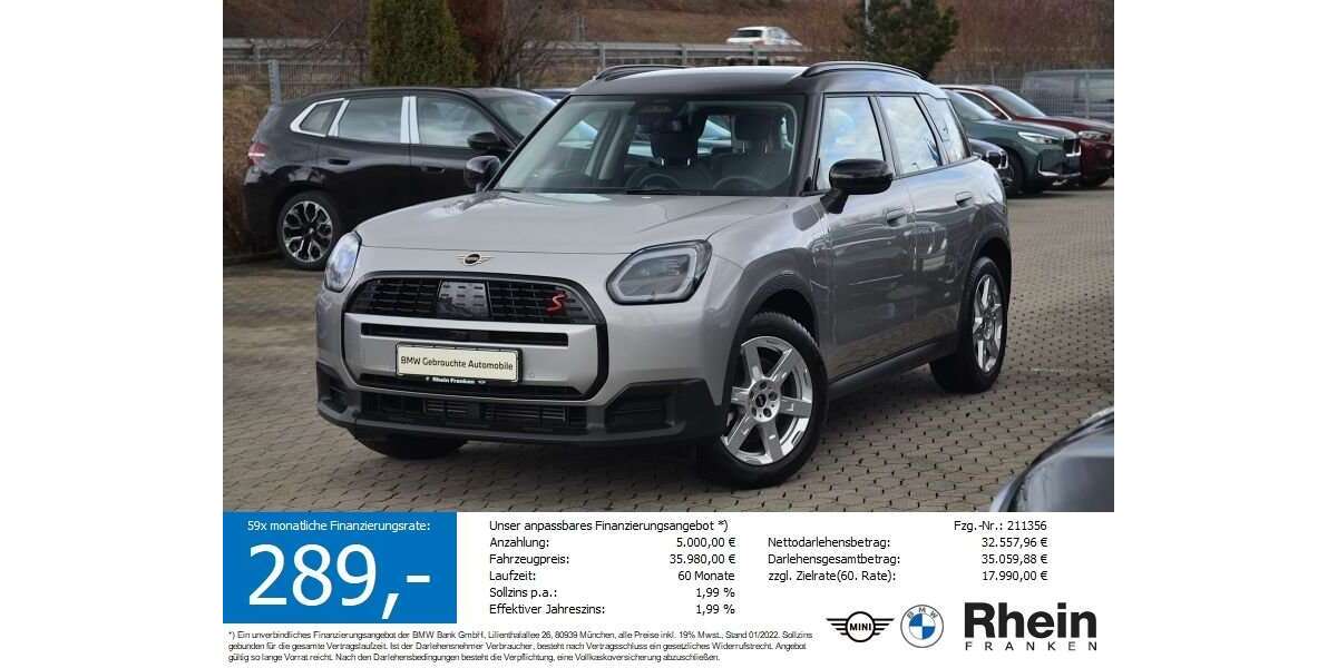 Mini Cooper S Countryman 25.362 km 35.440 &euro; Lauf/Pegnitz 91207