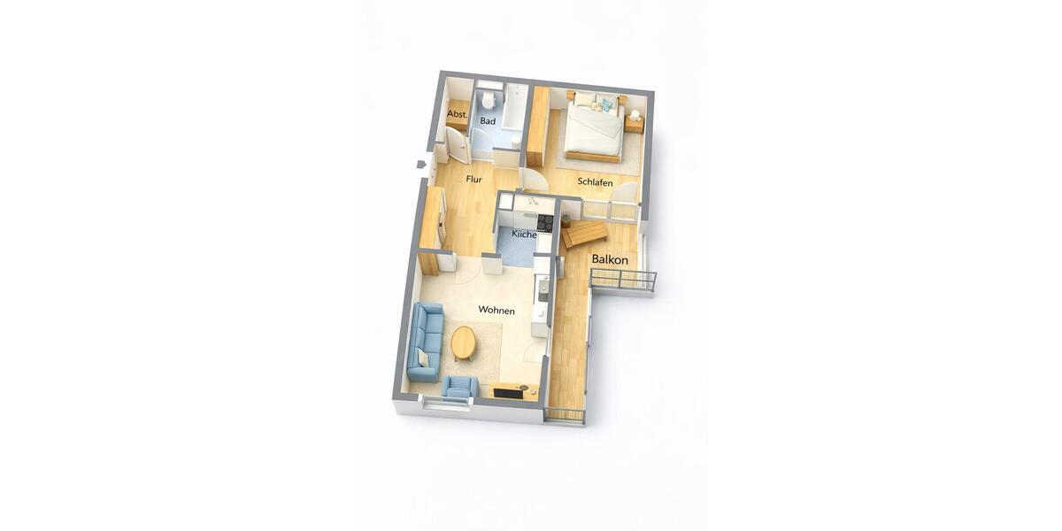 Etagenwohnung Herzogenaurach - 2.5 Zimmer, 64 m&sup2;, 820&euro; | Angebot:25964491