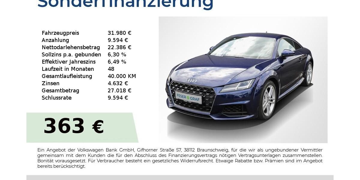 Audi TT 55.900 km 31.980 &euro; Höchstadt an der Aisch 91315