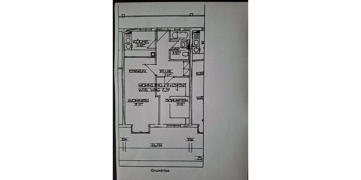 Erdgeschoßwohnung Nürnberg Gibitzenhof - 2 Zimmer, 51 m&sup2;, 185.000&euro; | Angebot:25883199