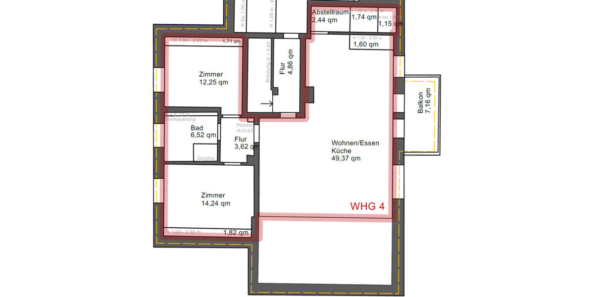 Maisonettenwohnung Herzogenaurach - 3 Zimmer, 94 m&sup2;, 1.600&euro; | Angebot:24568611