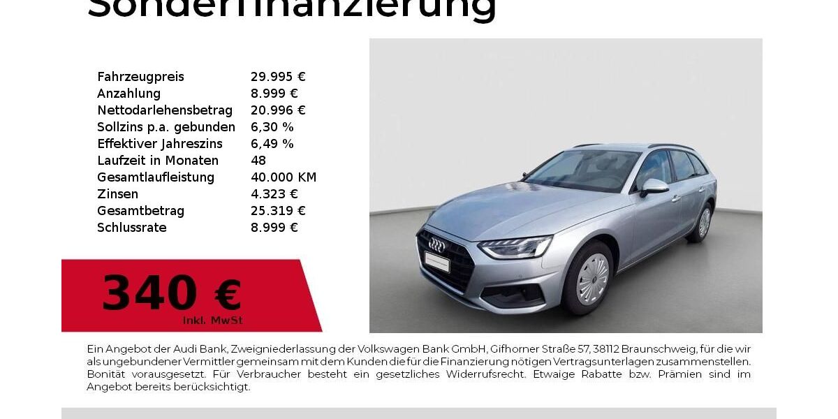 Audi A4 3.664 km 29.995 &euro; Nürnberg 90411