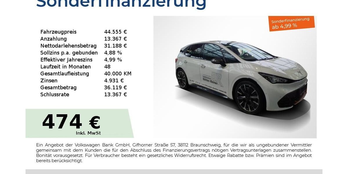 Cupra Born 82.750 km 24.880 &euro; Nürnberg 90441