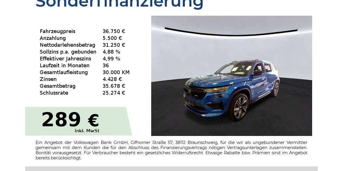 Skoda Kodiaq 63.150 km 36.750 &euro; Lauf an der Pegnitz 91207