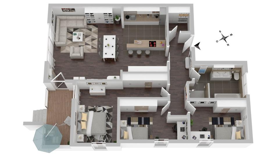 Etagenwohnung Zirndorf - 4 Zimmer, 110 m&sup2;, 559.000&euro; | Angebot:25167488