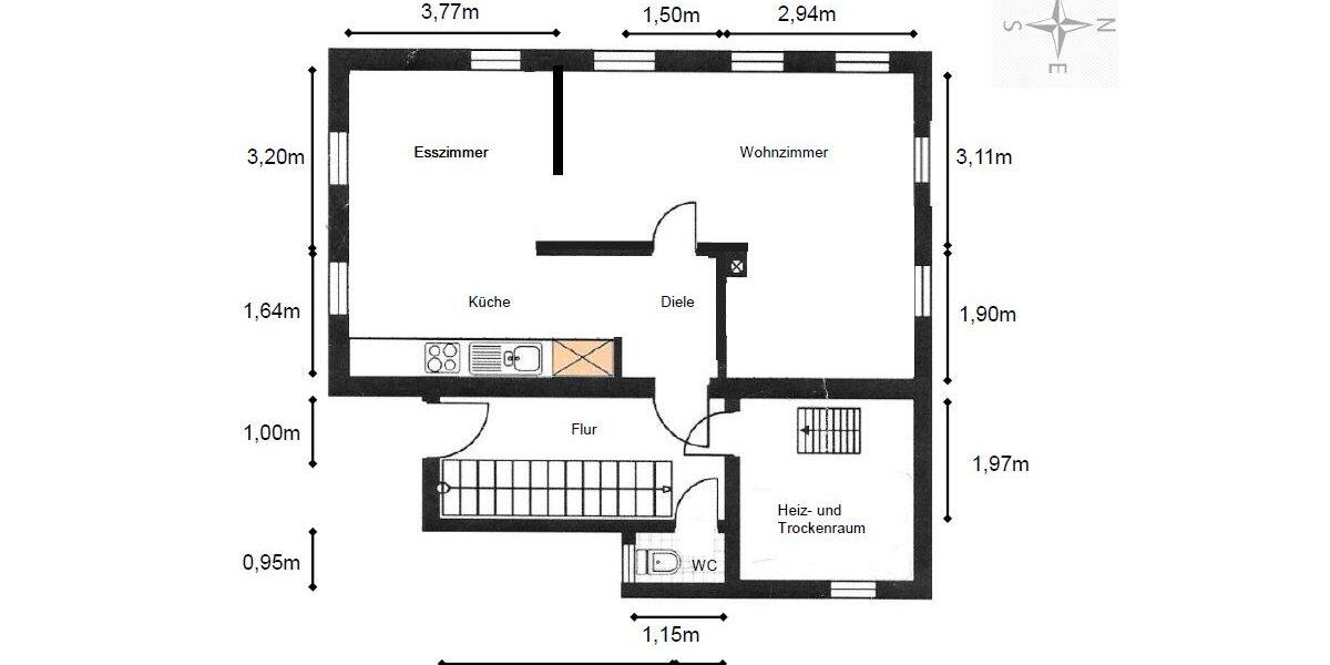 Einfamilienhaus Nürnberg Erlenstegen - 5 Zimmer, 135 m&sup2;, 1.600&euro; | Angebot:26645629