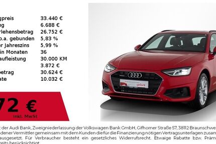 Audi A4 29.999 km 31.880 &euro; Nürnberg 90441