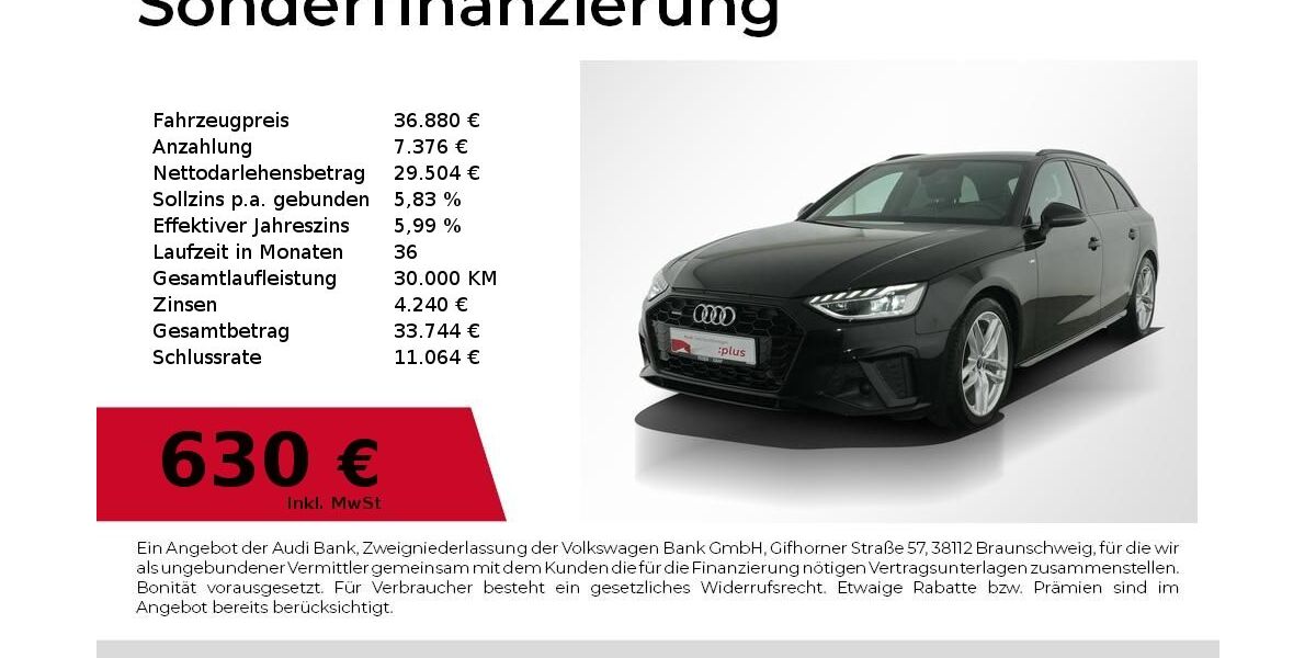 Audi A4 43.900 km 36.880 &euro; Nürnberg 90441