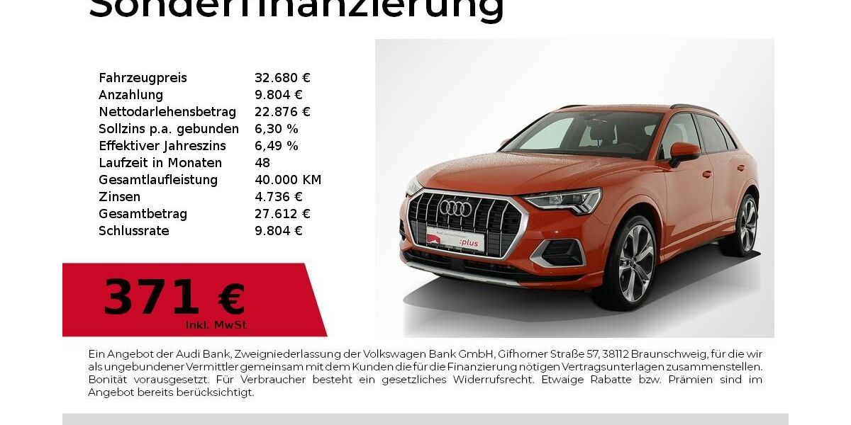 Audi Q3 22.500 km 31.980 &euro; Nürnberg 90411