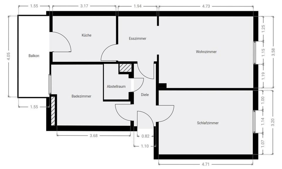 Etagenwohnung Nürnberg Rabus - 2 Zimmer, 61 m&sup2;, 795&euro; | Angebot:25841287