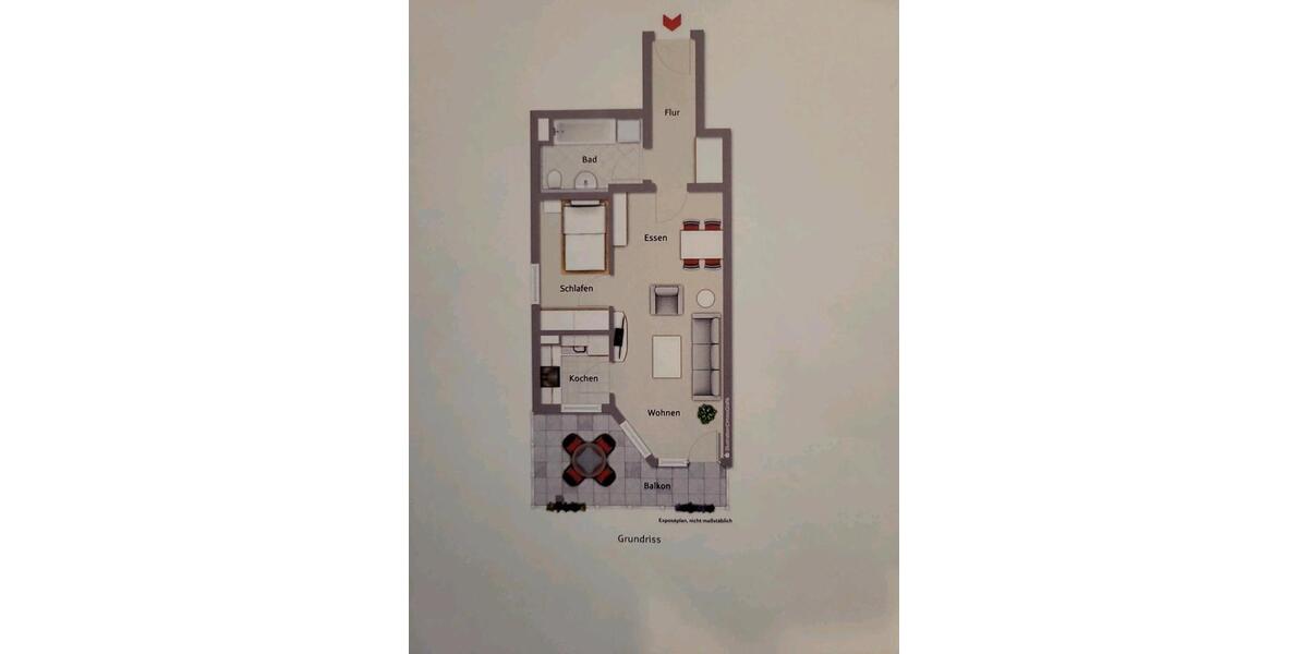 Etagenwohnung Fürth Bislohe - 2 Zimmer, 51 m&sup2;, 799&euro; | Angebot:25403441