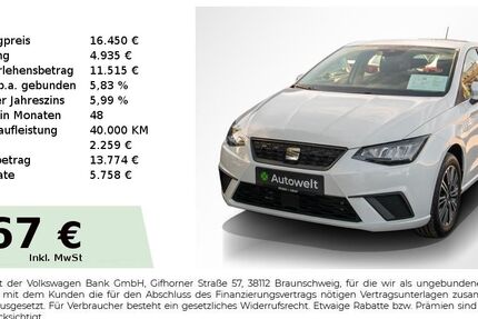 Seat Ibiza 35.250 km 16.450 &euro; Nürnberg 90431