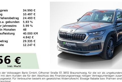 Skoda Kodiaq 60.650 km 33.940 &euro; Nürnberg 90431