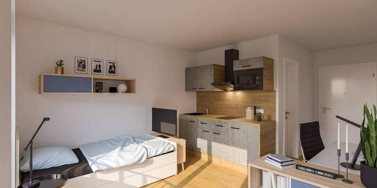Etagenwohnung Nürnberg Gärten b Wöhrd - 2 Zimmer, 210.000&euro; | Angebot:26826398