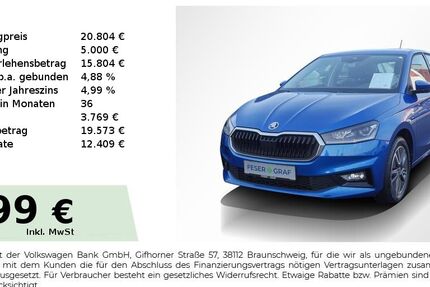 Skoda Fabia 43.550 km 20.430 &euro; Lauf an der Pegnitz 91207