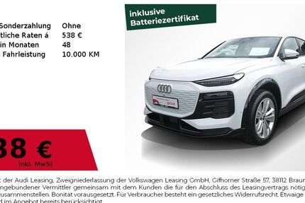 Audi Q6 e-tron 16.050 km 54.220 &euro; Erlangen 91058