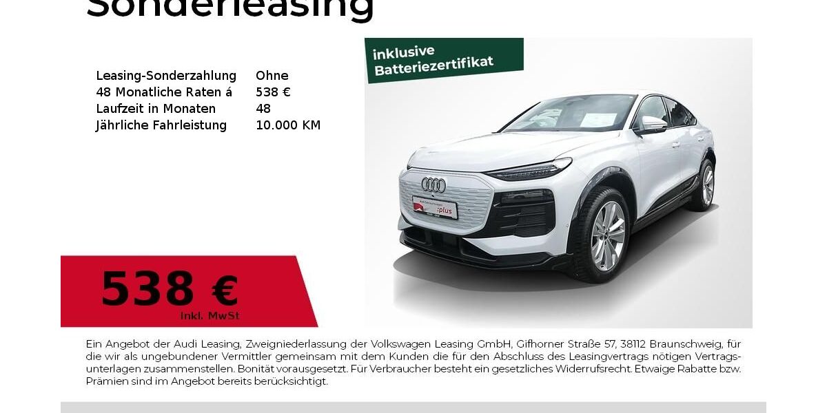 Audi Q6 e-tron 16.050 km 54.220 &euro; Erlangen 91058