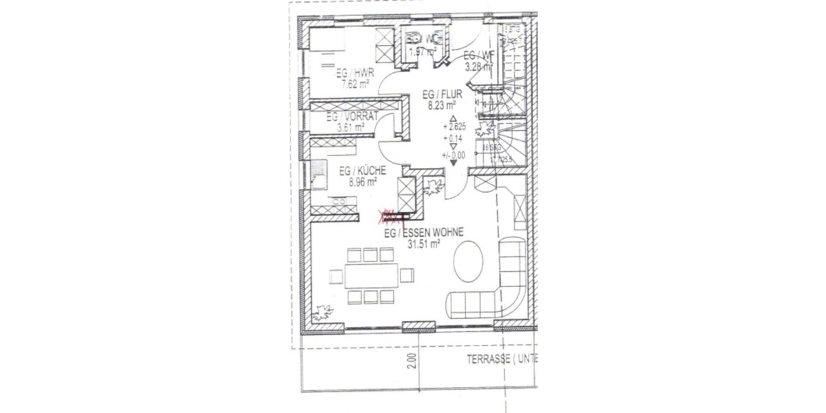 Erdgeschoßwohnung Weihenzell - 5 Zimmer, 145 m&sup2;, 1.050&euro; | Angebot:25299641