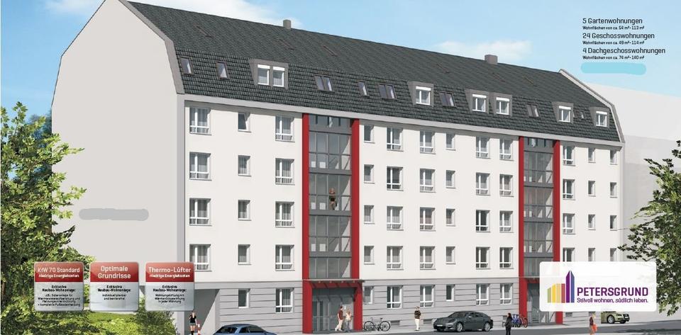 Etagenwohnung Nürnberg Gleißhammer - 3.5 Zimmer, 77 m&sup2;, 419.000&euro; | Angebot:27007970