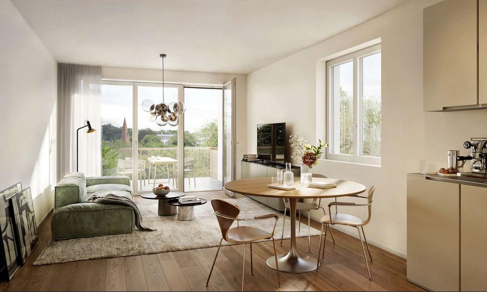 Etagenwohnung Nürnberg Gaismannshof - 2 Zimmer, 57 m&sup2;, 952&euro; | Angebot:25923405