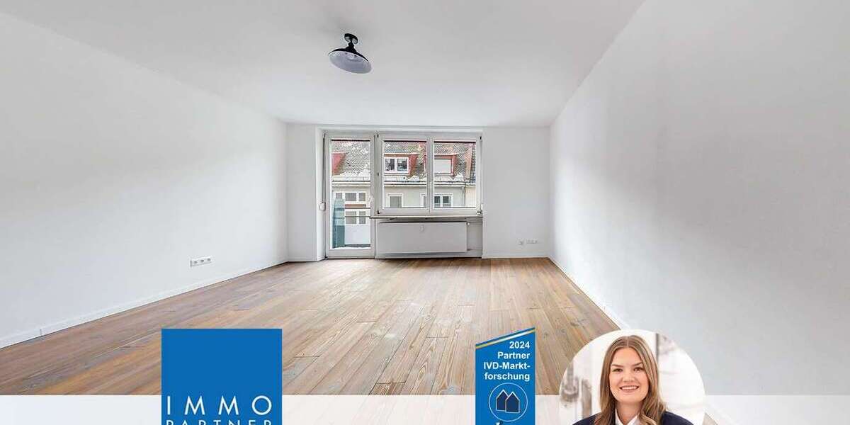 Etagenwohnung Nürnberg Eberhardshof - 2 Zimmer, 53 m&sup2;, 265.000&euro; | Angebot:25107629