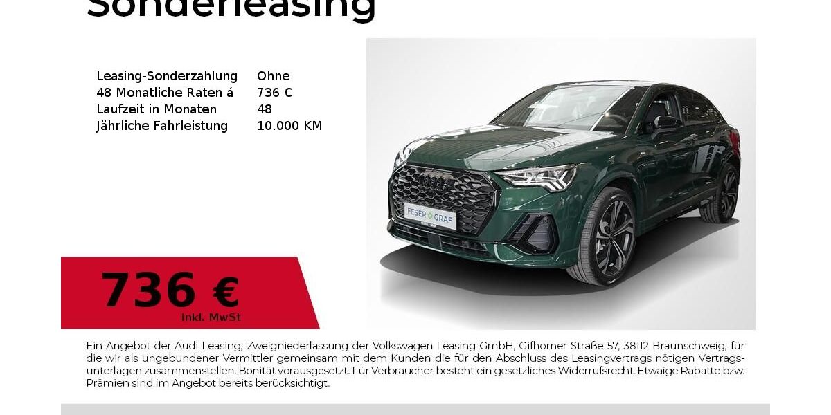 Audi Q3 12.742 km 54.380 &euro; Fürth 90763